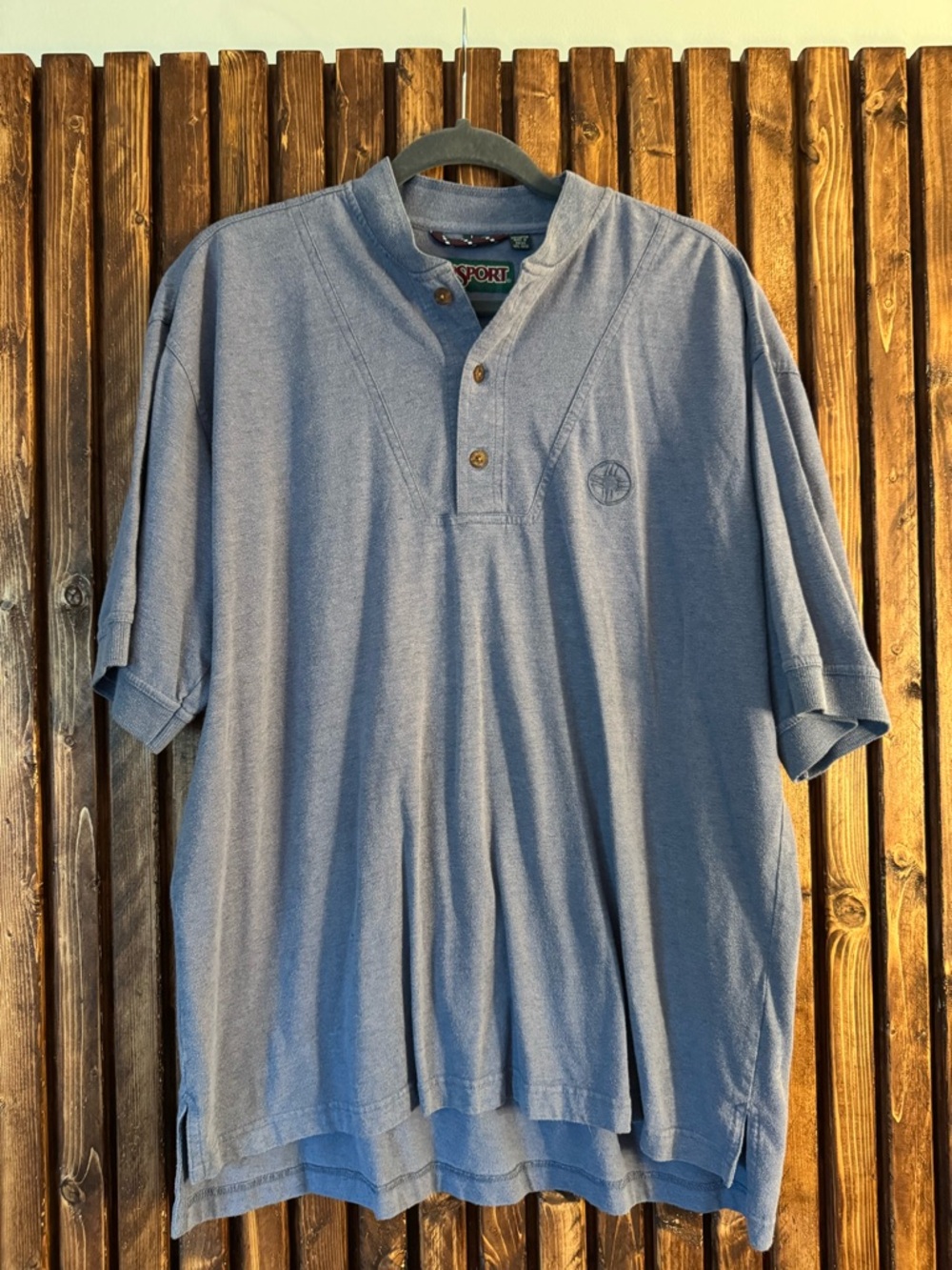 JanSport Vintage Short-Sleeve Henley t shirt